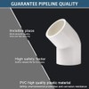 YOFASEN 6pcs 20mm 45° Elbow Plumbing Pipe Fittings Kit -