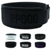 2POOD 4인치 역도 벨트 | CrossFit 너비로 지지력, 유연성, 쉽게