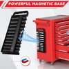 Datanly 6 Pcs Magnetic Socket Organizer Holder Case Rail Rack