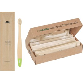 Sea Turtle Plant-Based Bristles, Ultra-Soft Bamboo Toothbrushes For Babies (10)