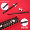 Chinese Chopsticks Set, 2 Pairs Bamboo Shape Chopsticks with 2