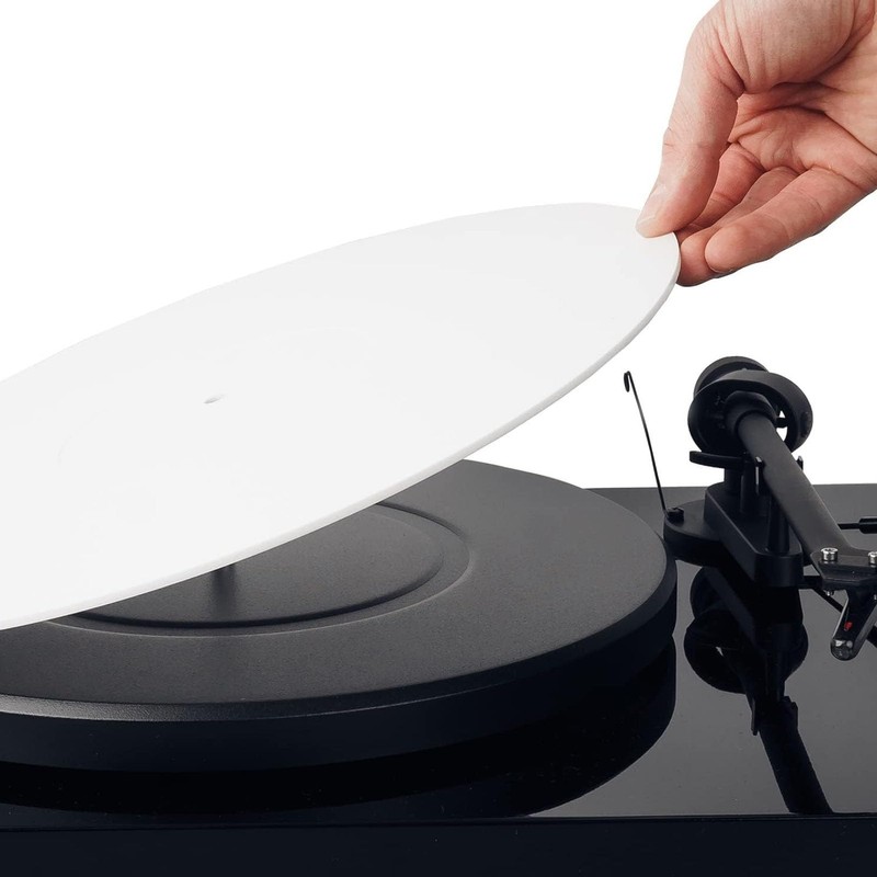 Acrylic Turntable Mat, Record Platter Slipmat Reduce Static Dust Noise