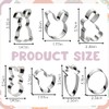 Easter Cookie Cutters 7-Piece Set, Stainless Steel Bunny Egg Carrot