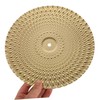OSALADI 1set Metal Circle Wall Art Modern Decorative Sculpture for