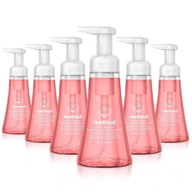 방법 거품 핸드 비누, 6팩 자몽, 10온스, 핑크 Method Foaming Hand Soap, 6 Pack Lemon, 10oz, Pink [10 Fl Oz (Pack of 6)]