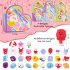LATEEFAH LATEEFAH 30 PCS Valentines Cards Mochi Squishy Toys Party