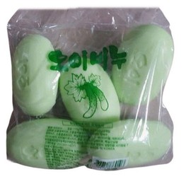 Cucumber Soap (5-pack) / Facial Wash, Beauty, Bathroom Cleansing, Commercial Use / 오이비누(5개입)/세안 세수 미용 화장실 클렌징 업소용