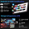 YLEEBG Android 15 Tablet with Keyboard, 26GB+256GB(2TB Expand), 10.1 Inch