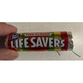 Life Savers Vintage 1980s Life Savers Five Flavors Candy Roll Unopened Unused NOS Full