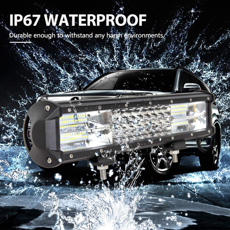 Willpower 15 inch 216W LED Light Bar Triple Row Spot