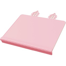 IYYI Mantel Individual de Silicona para Bebé - Todo en Uno: Base Antideslizante, Borde para la Dentición, Impermeable, Apto Lavavajillas y Plegable para Viaje (Rosa, 31X26 CM)