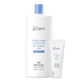 EZH house 이지하우스 유브이 디펜스 미 데일리 선플루이드 150ml +폼20ml 849083 Easyhouse UV Defense Me Daily Sunfluid 150ml + Foam 20ml