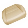 Priprilod Tan Leather Passenger Side Bottom Replacement Seat Cover Compatible