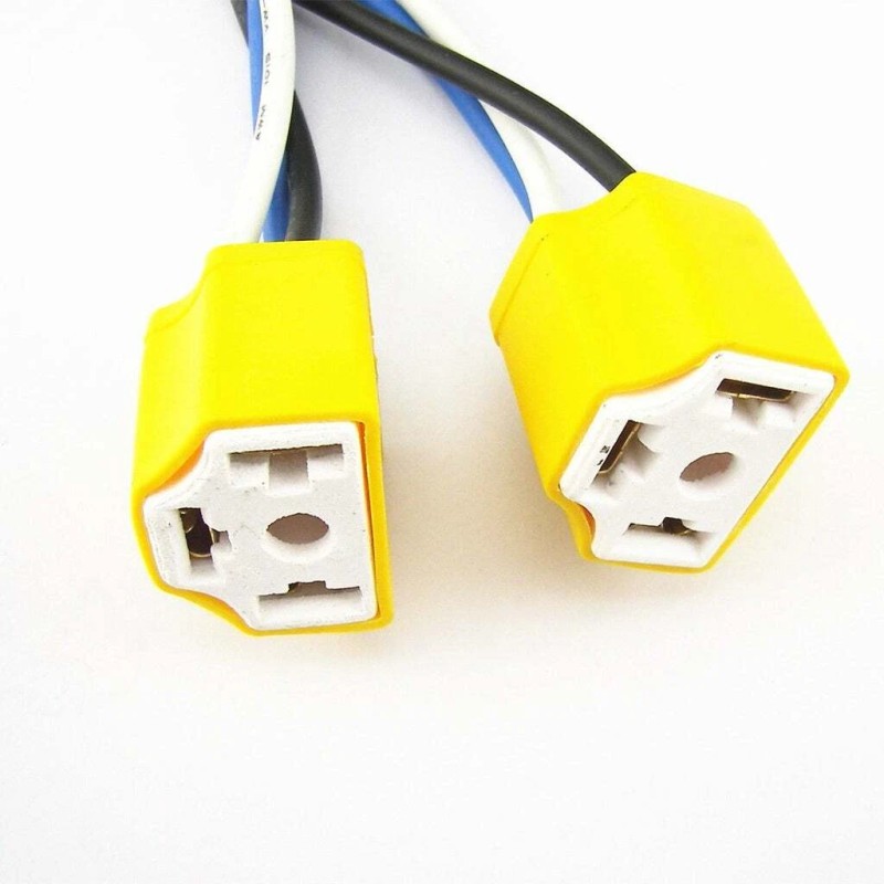 Vspec H4 9003 Headlights Relay Wiring Harness Kits for H6054
