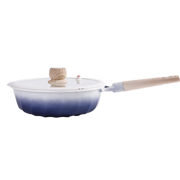 MGC Deep Frying Pan,With Lid (2.8 qt, 9.5 inch), Toxin-Free