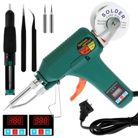 Soldering Iron Kit, 80W Electric Welding Soldering Gun with Welding Wire, Automatic Hand held Solder Welding Gun Tool, Electric Welding Gun for Soldering Circuit Board, Electronic Repair