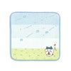Chiikawa Gentle Breeze Towel Handkerchief Blue Hachiware Lace No Twist