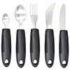 Adaptive Utensils, (5-Pieces) Adaptive Utensils for Elderly, Arthritis, Parkinsons and