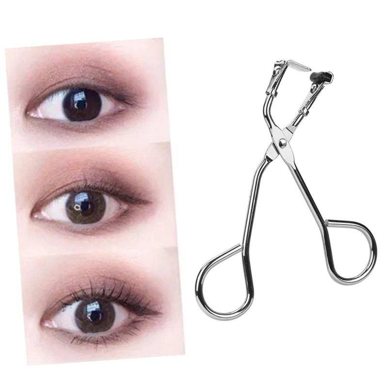 Healvian Stainless Steel Eyelash Curler Portable Eyelash Curling Tool for