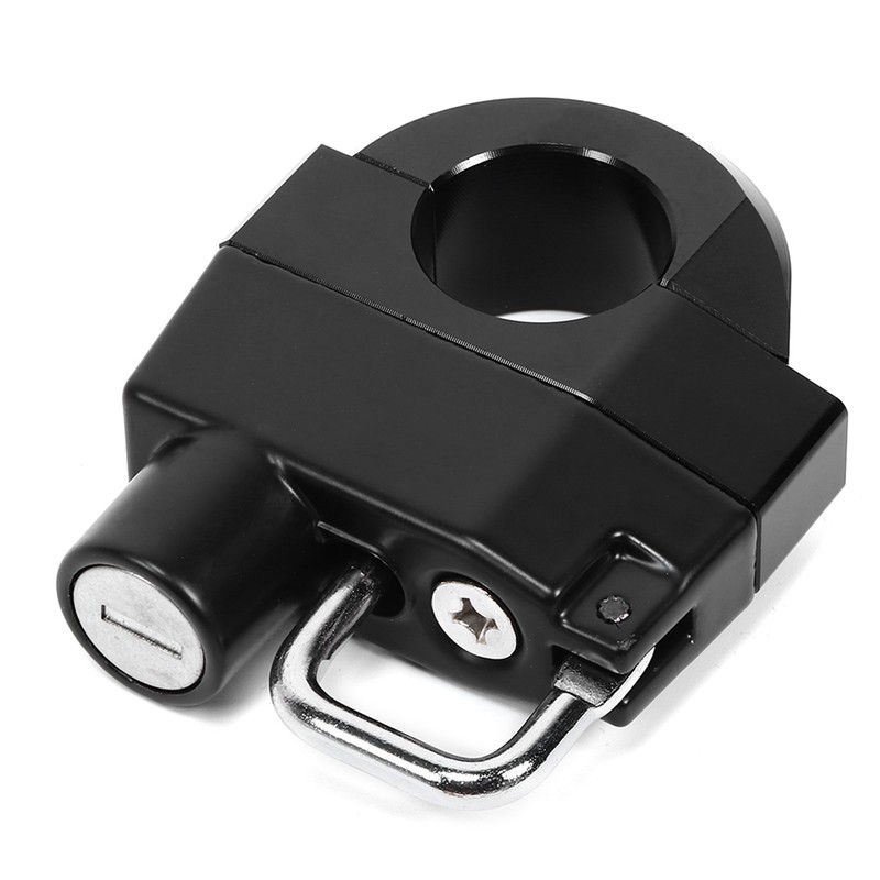 25mm 1in Motorcycle Handlebars Helmet Lock Anti Theft Security Padlock