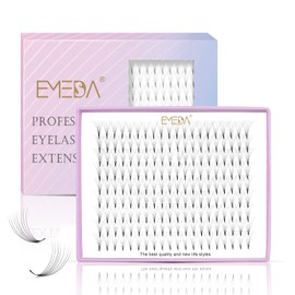 EMEDA 180 Fans Premade Fans Eyelash Extensions Pointy Base Thin Base 8D Stable C Curl Premade Lash Extensions Fans Pre Fanned Volume Lash Extensions (8D 0.07 C Mix 8-14mm)