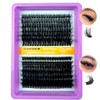 DAODER Lash Extension Fluffy 10-20MM Thick Long Lash Clusters 60D+80D