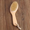 Cepillo Corporal Madera Bambu Natural Cerdas Naturales Resistentes Exfoliacion Masaje