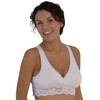 Carriwell Lace Nursing Bra (Small, White)