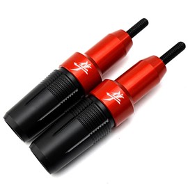ZYAKOMO Motorcycle Exhaust Slider Compatible with HAYABUSA GSX1300R GSX-R 1300 GSX 1300R 1999-2022 2023 2024 Falling Protection Crash Pad Sliders (Red, 2PCS)