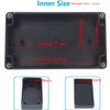 Otdorpatio Outdoor Waterproof Junction Box IP67 Project Box ABS Black