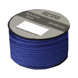 Savage Island 50 m Spool Paracord 3 mm for Camping Outdoor Crafts Gardening Survival Arrmy DIY Bivak Hammock Tents Braided Line All-Purpose Rope