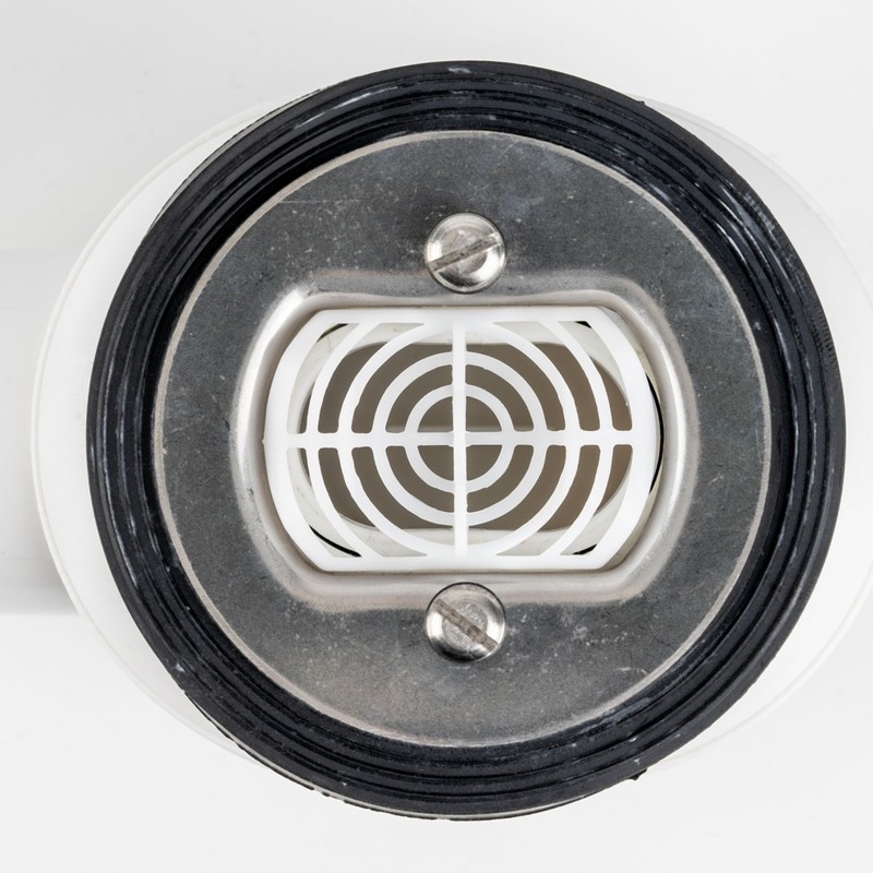 Shower Drain Lid Set with Hair Catcher, Diameter 75 mm,