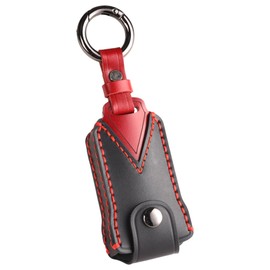 [smasol] DELICA D5 Delica D5 Jasper New Outlander Triton Key Cover Genuine Leather Mitsubishi Outlander Smart Key Case Mitsubishi Outlander PHEV gn0w Key Case, Black / 5 Button