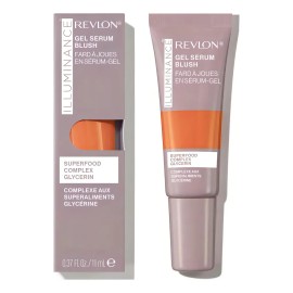 Sérum en gel Revlon Illuminance, rubor radiante, tono de maquillaje naranja coral