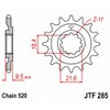 JT Sprockets JTF285.14 14T Steel Front Sprocket