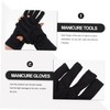 Baluue 2 Pairs UV Prevention Gloves for Nail Art Protection