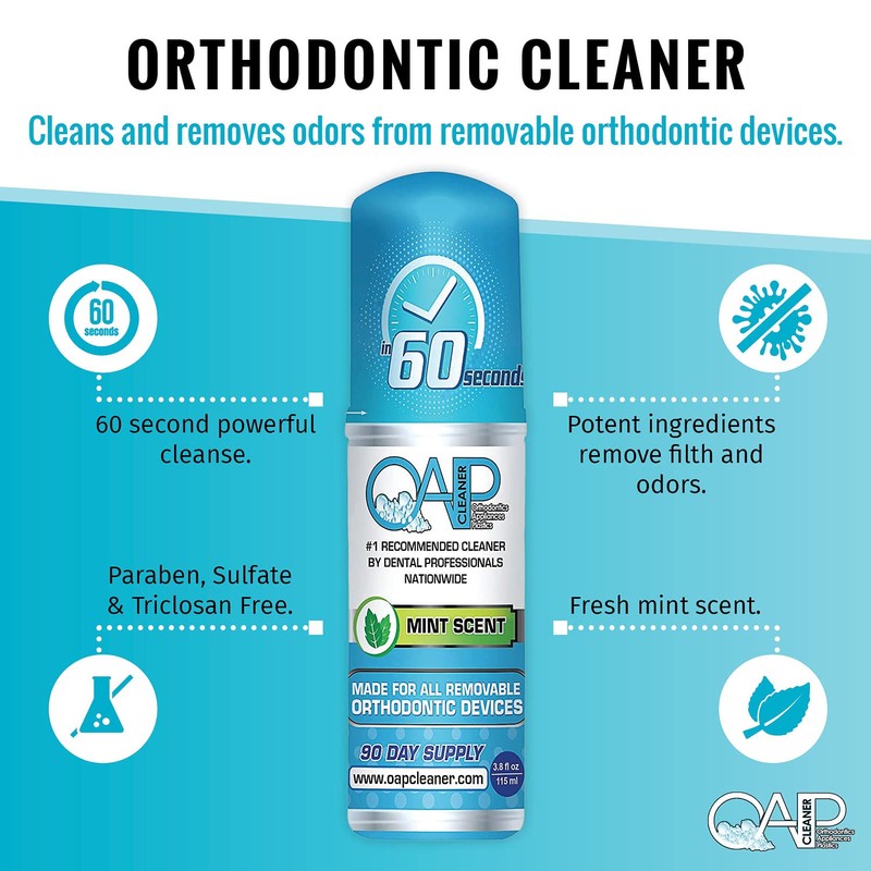 OAP Cleaner - Cleans and Sterilizes Removable Dental and Ortho