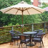 Beach Patio Umbrella Clamp Metal Umbrella Fence Clip Heavy Duty