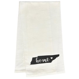 Petal Cliff 2 Pcs, 100% Cotton Tennessee State Flour Sack Printed Kitchen Towels with Sentiments Home. Size: 20" X 28". Inspired by The State WE Call Home.