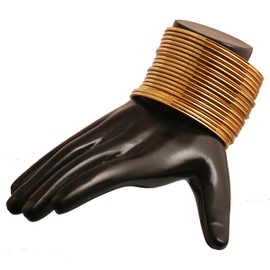 Touchstone "Colorful Bangle Collection, pretty attractive look, golden glaze, textured colour, Indian Bollywood, thin designer jewellery, metal bracelets for women, set of 24., Stone Metal