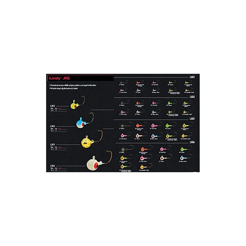 Lindy Jig Chartreuse Green Yellow 1/4 oz 1/0 Hook