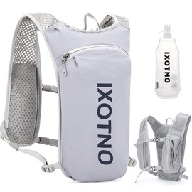 HEARTST Running Rucksack, Marathon, Large Capacity, 1.6 gal (5 L), Trail Running, Ultra Lightweight, 6.3 oz (180 g), Bicycle Racing, Marathon, Pack Bag, Running Vest, Light Reflective, Breathable,