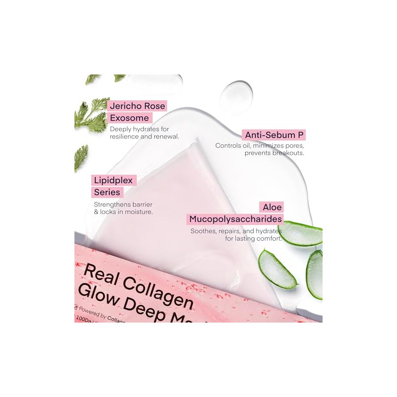 Mascarilla facial coreana de colágeno Korean Real Deep Bio collagen