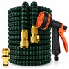 100FT Expandable Garden Hose with 10-Function Nozzle – Lightweight No-Kink