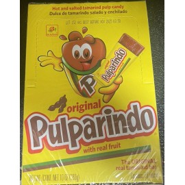 N/A Original Hot and Salted Mexican Candy, 20,Pulparindo Tamarind Candy
