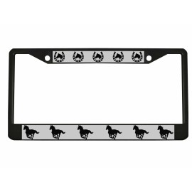 NCAT Horses Design Car License Plate Frame Auto Tag Holder