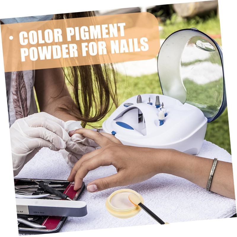 OHPHCALL 4sets Solid Nail Powder Glitter Powder for Nail Art