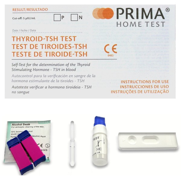 2 x Prima Home Test Thyroid Tester