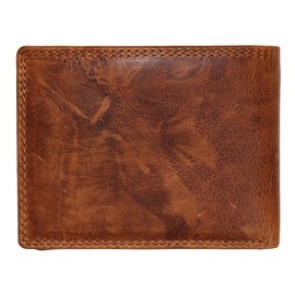 Hill Burry Leather Men's Wallet / Purse (Full Leather) V/GS, 3625 Brown