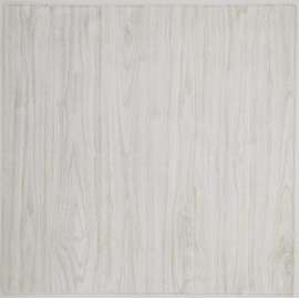 BookishBunny 3D Wood Foam Wallpaper Ceiling Self Adhesive Home Wall Tiles Large 27" x 27", 4mm Thick (White Oak, 20pk - 100 sqft)